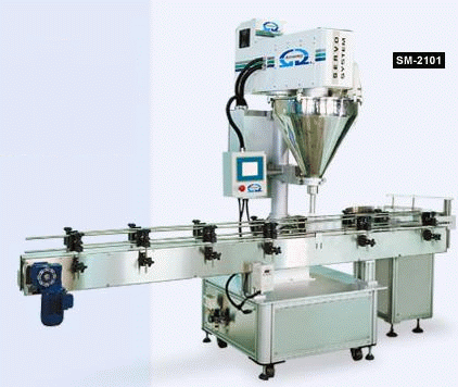 Automatic Auger Type Bottle / Can Metering Filling Machine/SM-2101