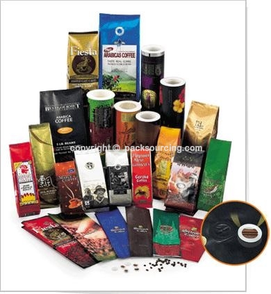 Coffee pack with valve