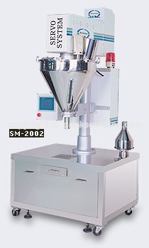 Semi-auto Auger Type Powder Metering Filling Machine (Bench Model) SM-2002